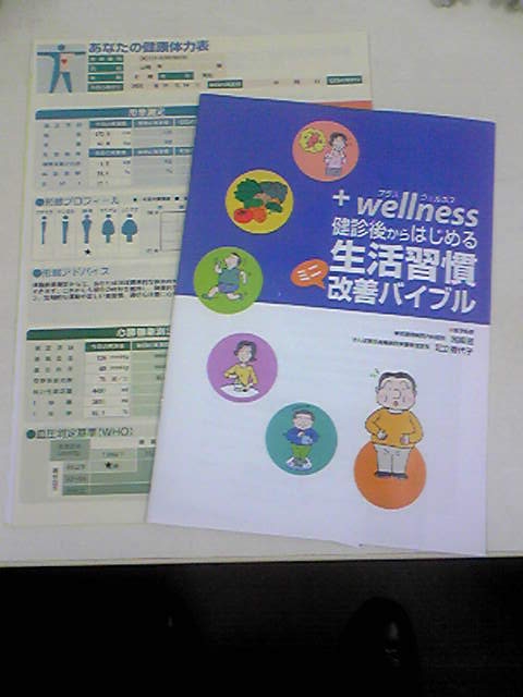 健康診断の結果が届きました。