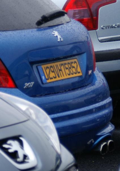 ナンバープレートの話・・・