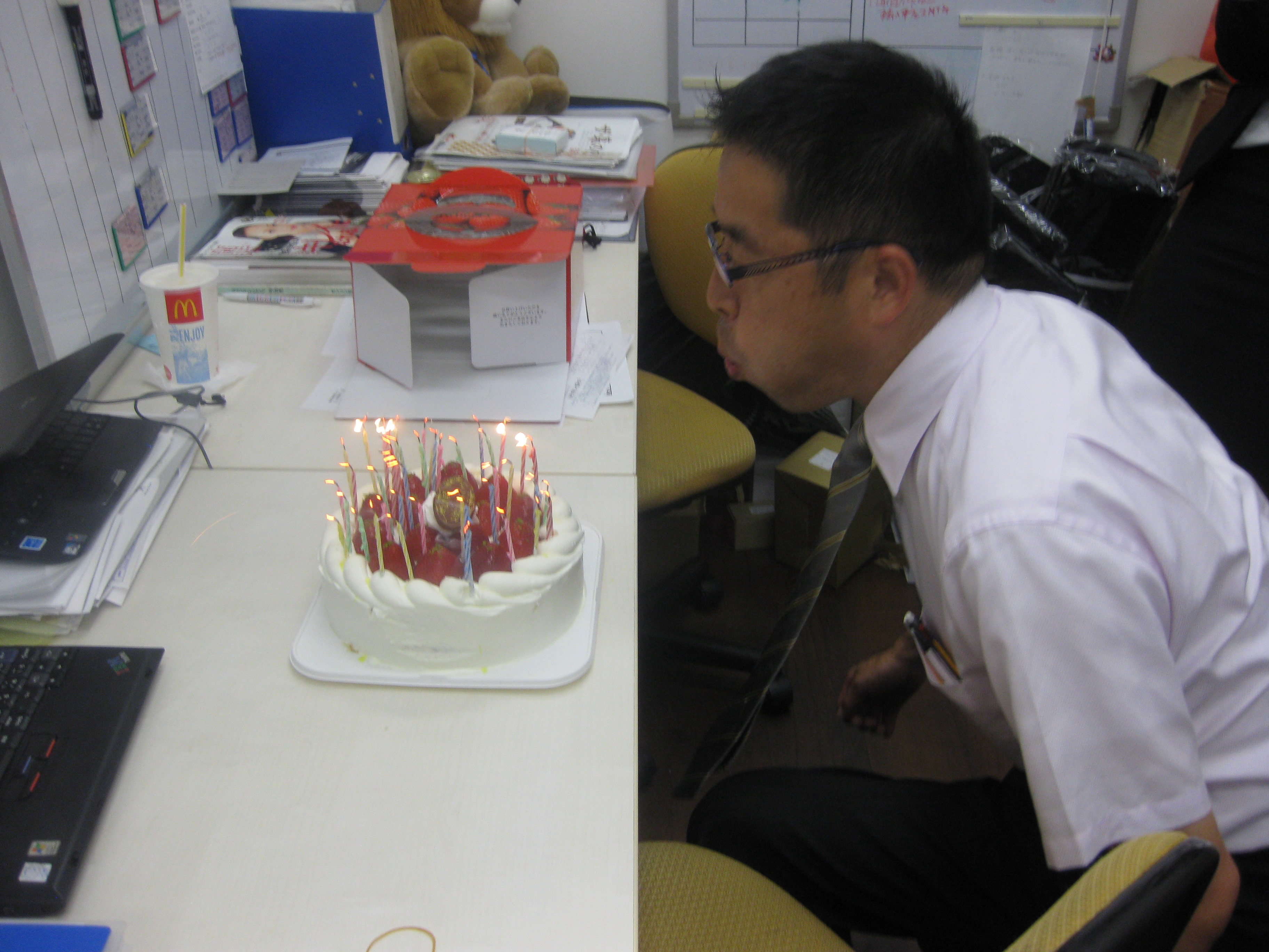 山本店長　誕生日！！