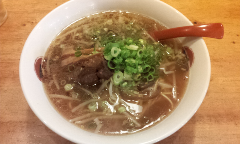 ラーメン。一興。初の試み。