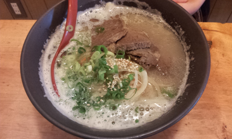 ラーメン。一興。初の試み。