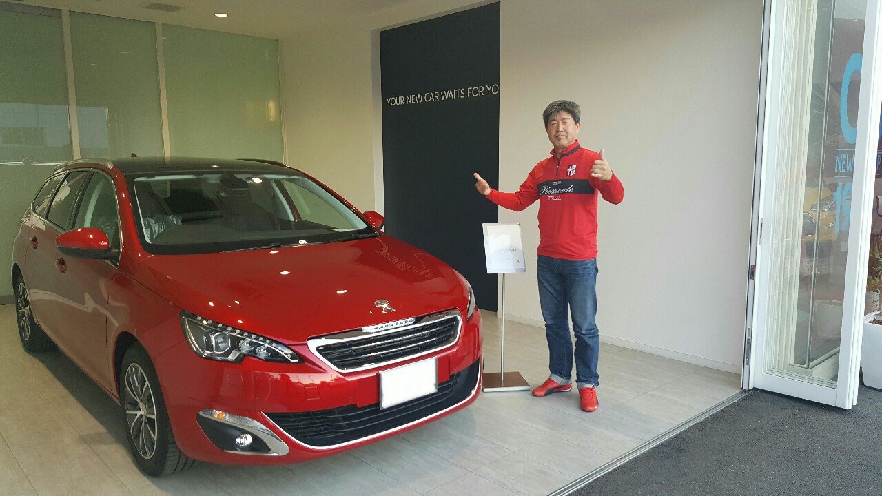 308SW Allure Blue HDi ご納車させて頂きました♪