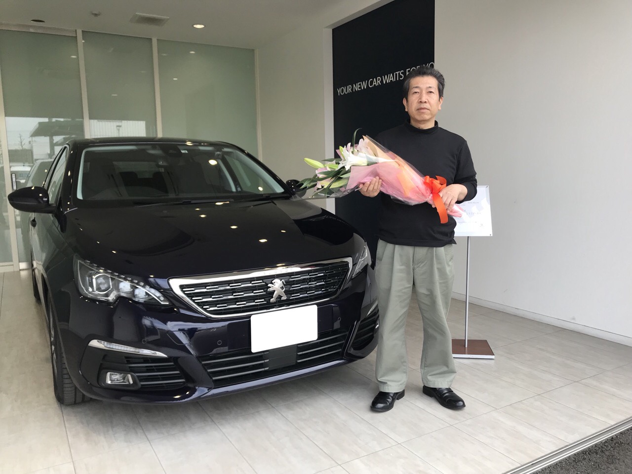308Allure BLUE HDi ご納車させていただきました!