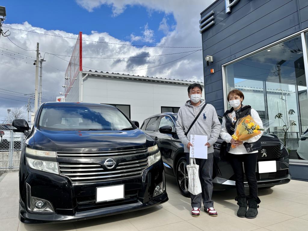 5008GT BLUE HDiご納車させて頂きました♪