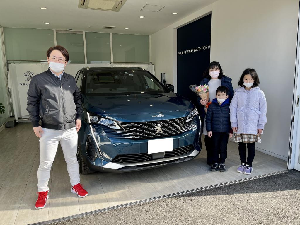 5008GT BLUE HDiご納車させて頂きました♪