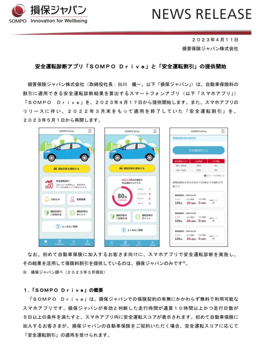 「安全運転診断」